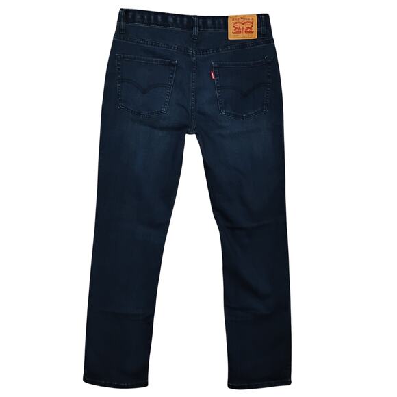 Levi's 511 Dark Blue Wash Jeans Size 29 x 31 18 REG Slim Fit Adjustable Waist - Picture 4 of 9